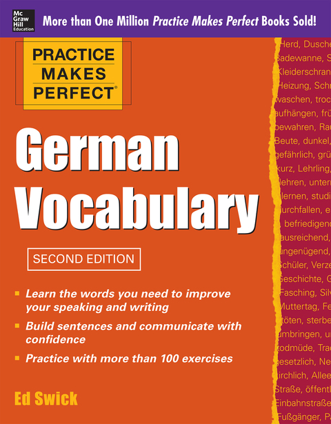 Cover image for book Practice Makes Perfect German Vocabulary