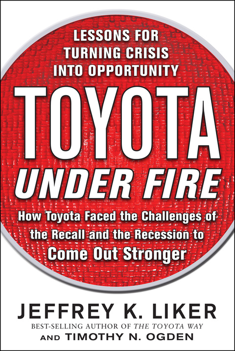 Cover image for book Toyota Under Fire: Lessons for Turning Crisis into Opportunity