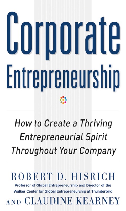 Cover image for book Corporate Entrepreneurship: How to Create a Thriving Entrepreneurial Spirit Throughout Your Company