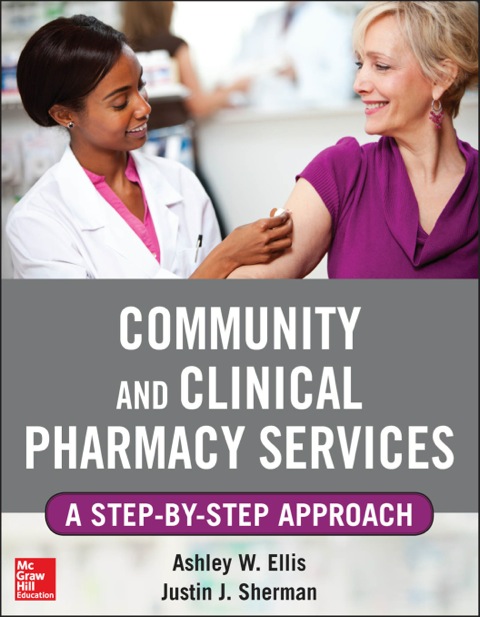 Cover image for book Community and Clinical Pharmacy Services: A step by step approach.
