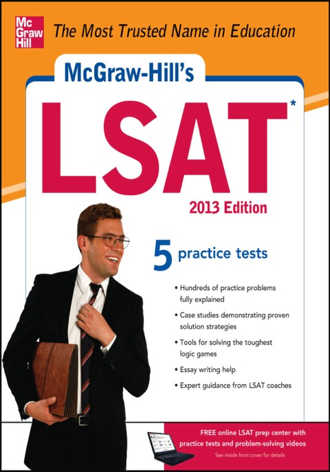 Cover image for book McGraw-Hill's LSAT, 2013 Edition