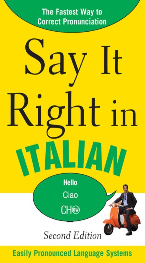 Cover image for book Say It Right in Italian