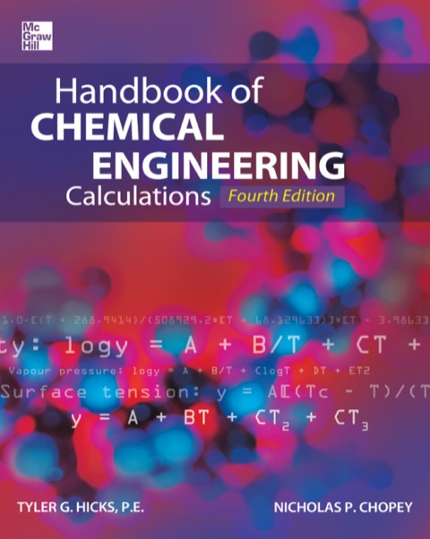 Cover image for book Handbook of Chemical Engineering Calculations