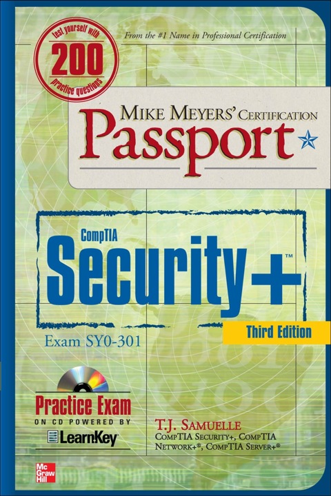 Cover image for book Mike Meyers' CompTIA Security+ Certification Passport, Third Edition (Exam SY0-301)