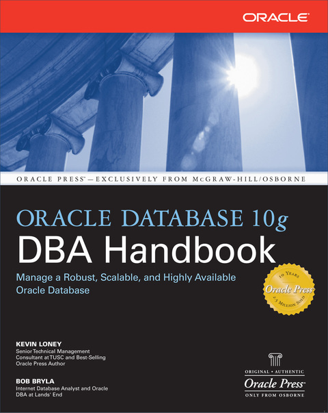 Cover image for book Oracle Database 10g DBA Handbook