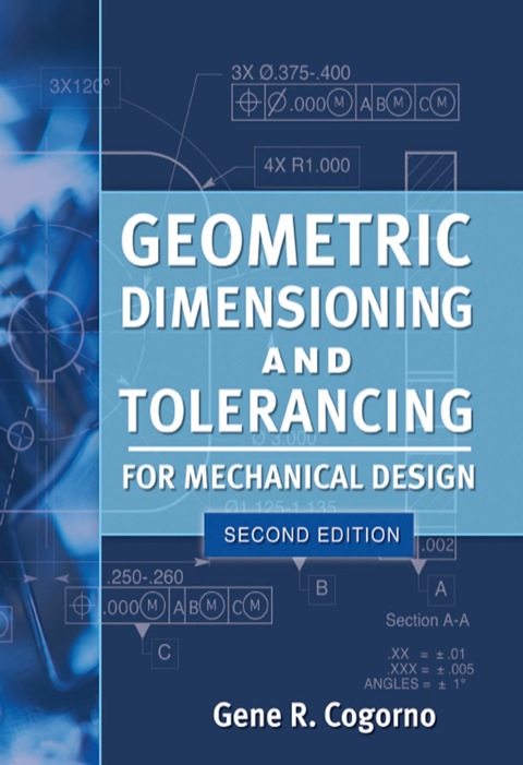 Cover image for book Geometric Dimensioning and Tolerancing for Mechanical Design 2/E