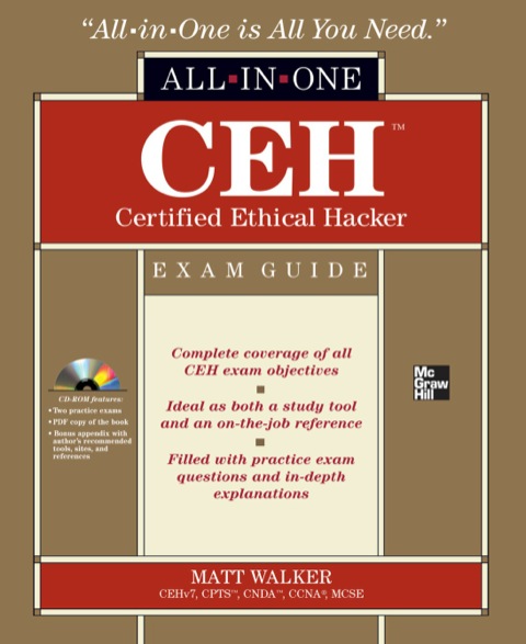 Cover image for book CEH Certified Ethical Hacker All-in-One Exam Guide