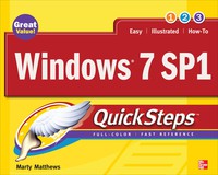 صورة الغلاف: Windows 7 SP1 QuickSteps 1st edition 9780071772471