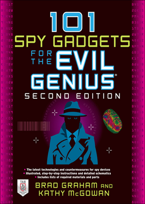 Cover image for book 101 Spy Gadgets for the Evil Genius 2/E
