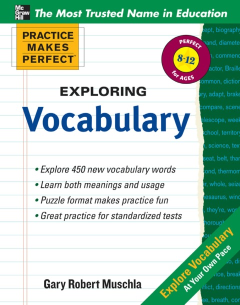 Cover image for book Practice Makes Perfect Exploring Vocabulary
