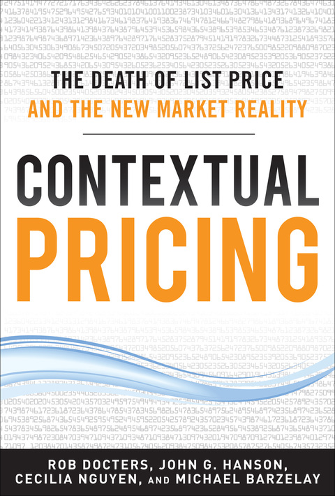 Cover image for book Contextual Pricing:  The Death of List Price and the New Market Reality