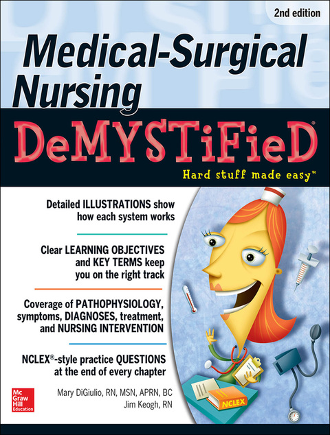 Cover image for book Medical-Surgical Nursing Demystified, Second Edition