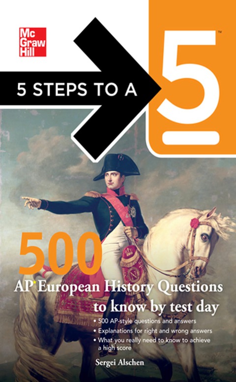 Cover image for book 5 Steps to a 5 500 AP European History Questions to Know by Test Day