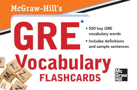Cover image for book McGraw-Hill's GRE Vocabulary Flashcards