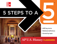 صورة الغلاف: 5 Steps to a 5 AP U.S. History Flashcards 1st edition 9780071760720