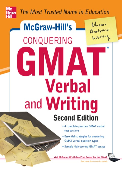 Cover image for book McGraw-Hills Conquering GMAT Verbal and Writing