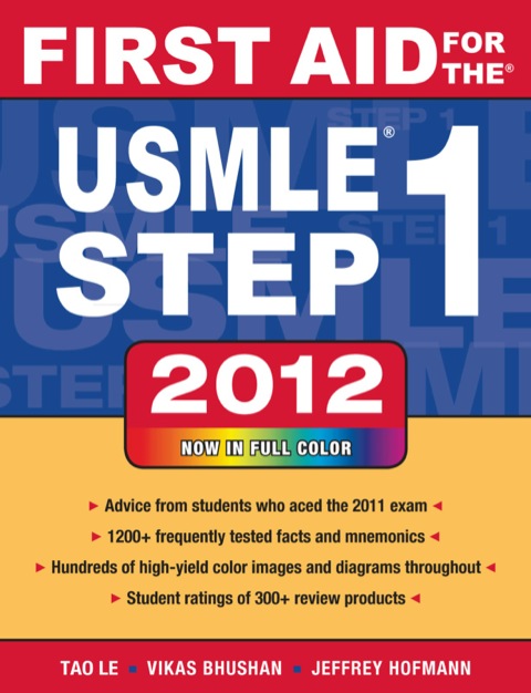 Cover image for book First Aid for the USMLE Step 1 2012