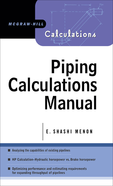 Cover image for book Piping Calculations Manual