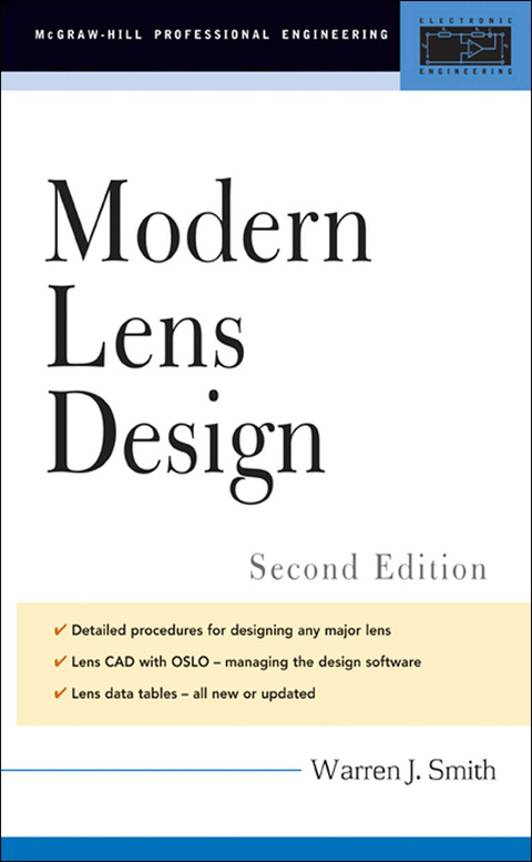 Cover image for book Modern Lens Design
