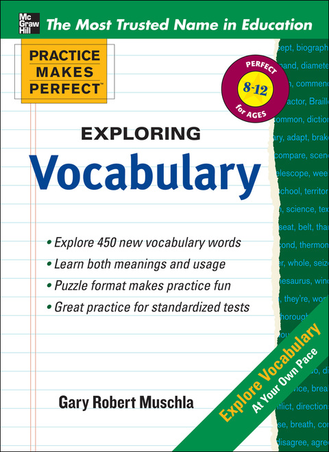 Cover image for book Practice Makes Perfect Exploring Vocabulary