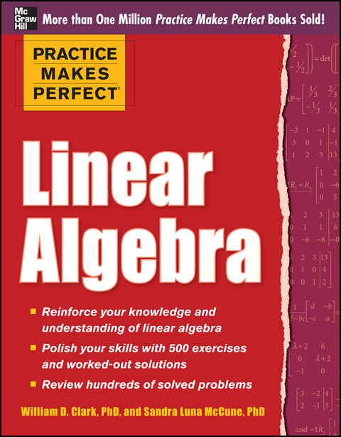 Cover image for book Practice Makes Perfect Linear Algebra (EBOOK)