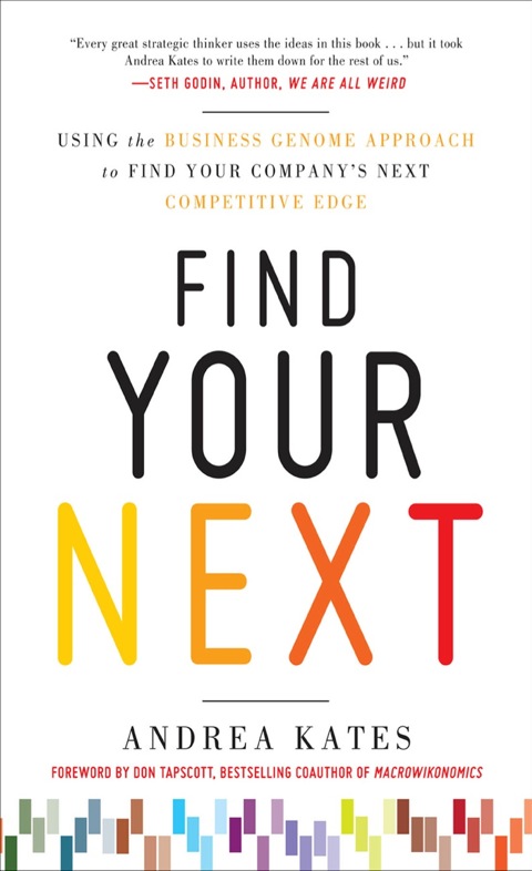 Cover image for book Find Your Next:  Using the Business Genome Approach to Find Your Company’s Next Competitive Edge