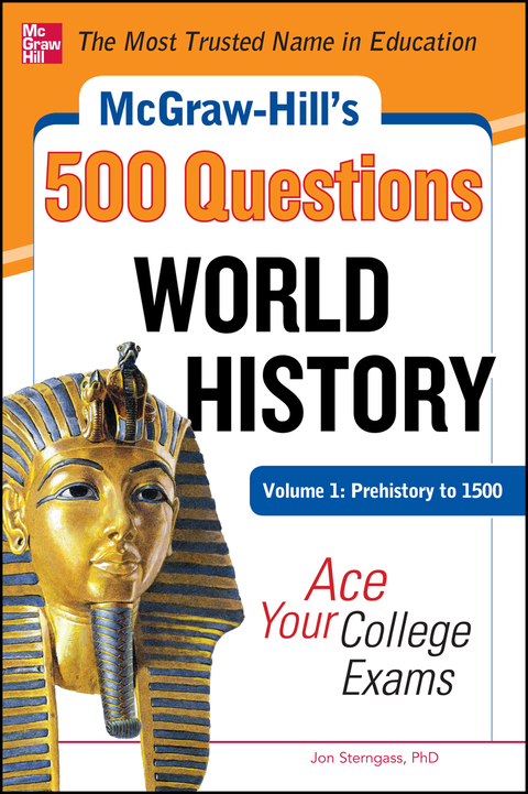 Cover image for book McGraw-Hill's 500 World History Questions, Volume 1: Prehistory to 1500: Ace Your College Exams