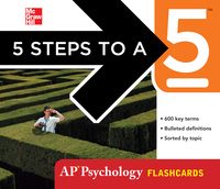Cover image: 5 Steps to a 5 AP Psychology Flashcards 1st edition 9780071780667