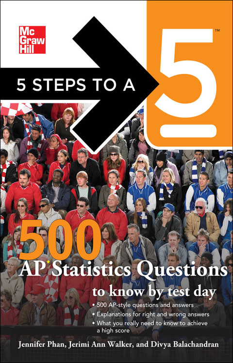 Cover image for book 5 Steps to a 5 500 AP Statistics Questions to Know by Test Day