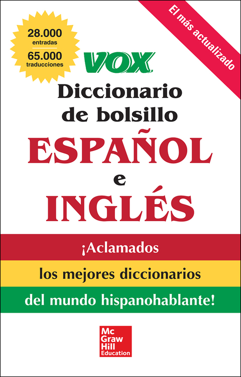 Cover image for book VOX Diccionario de bolsillo español y inglés