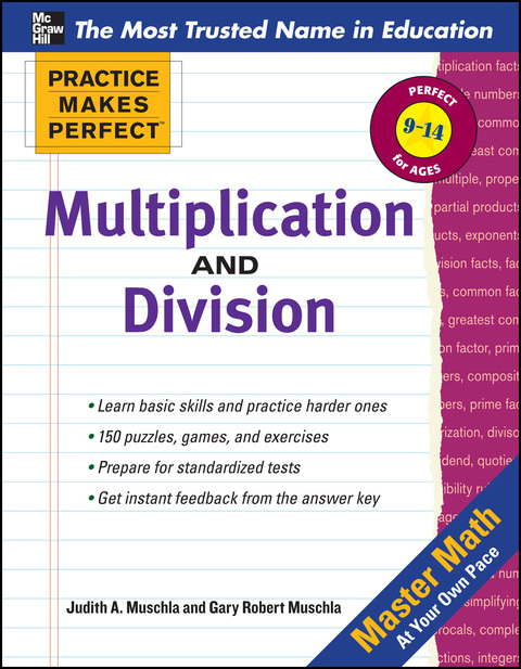 Cover image for book Practice Makes Perfect Multiplication and Division