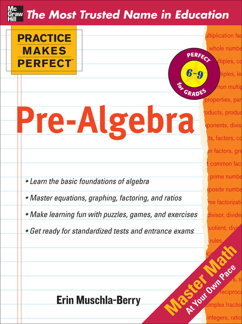 Cover image for book Practice Makes Perfect Pre-Algebra