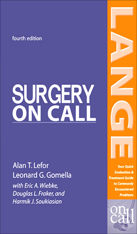 Cover image for book Surgery On Call, Fourth Edition