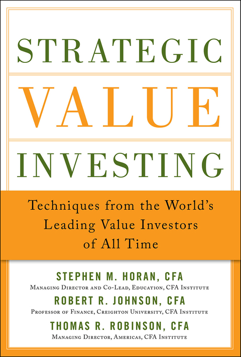 Strategic Value Investing