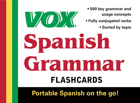 Cover image for book VOX Spanish Grammar Flashcards