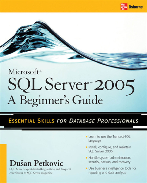 Cover image for book Microsoft SQL Server 2005: A Beginner''s Guide