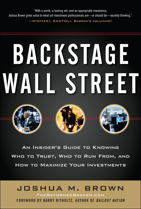 Cover image for book Backstage Wall Street (PB)