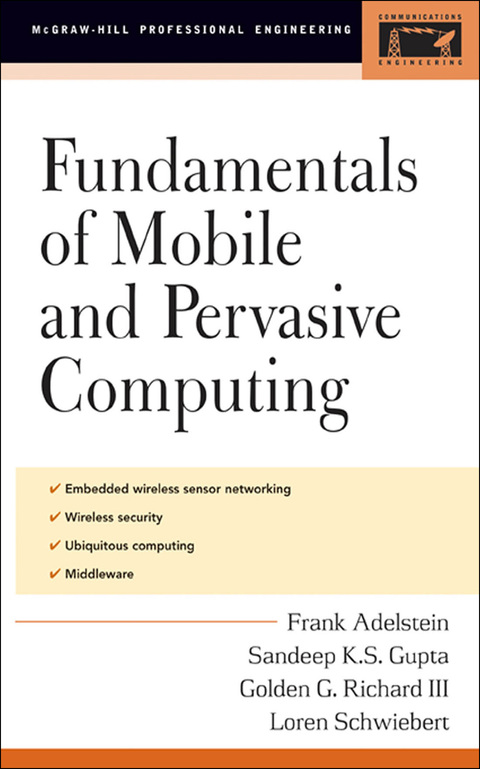 Cover image for book Fundamentals of Mobile and Pervasive Computing
