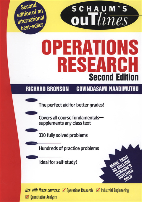 Cover image for book Schaum's Outline of Operations Research