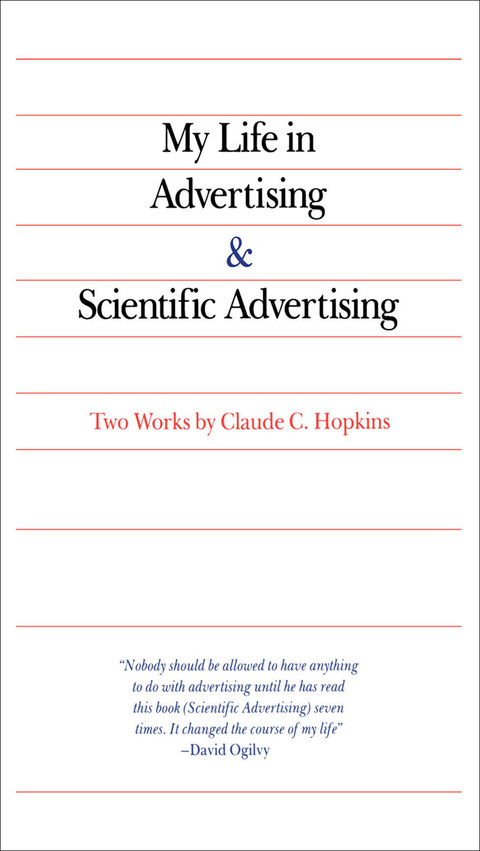Cover image for book My Life in Advertising and Scientific Advertising