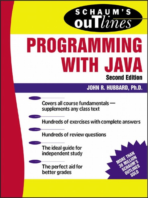 Cover image for book Schaum's Outline of Programming with Java