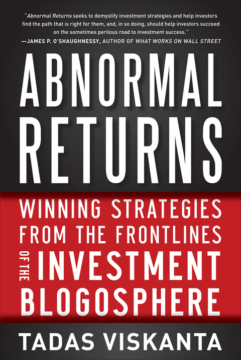 Cover image for book Abnormal Returns: Winning Strategies from the Frontlines of the Investment Blogosphere