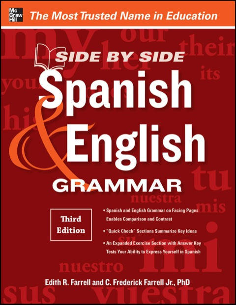 Cover image for book Side-By-Side Spanish and English Grammar