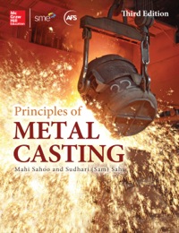 Cover image: Principles of Metal Casting 3rd edition 9780071789752