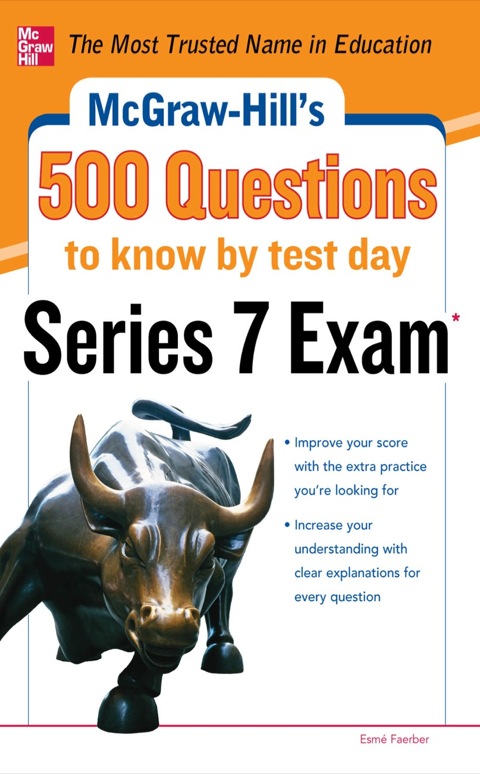 Cover image for book McGraw-Hill's 500 Series 7 Exam Questions to Know by Test Day