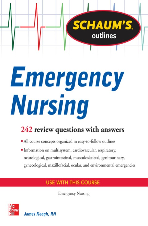 Cover image for book Schaum's Outline of Emergency Nursing