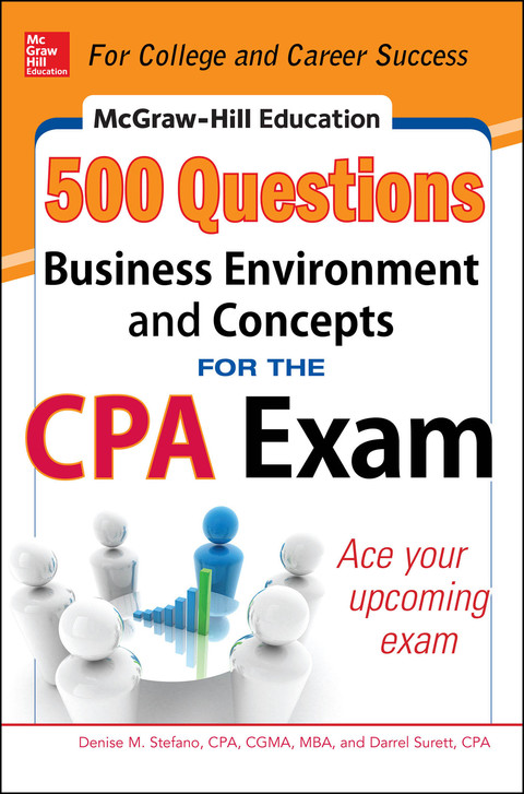 Cover image for book McGraw-Hill Education 500 Business Environment and Concepts Questions for the CPA Exam