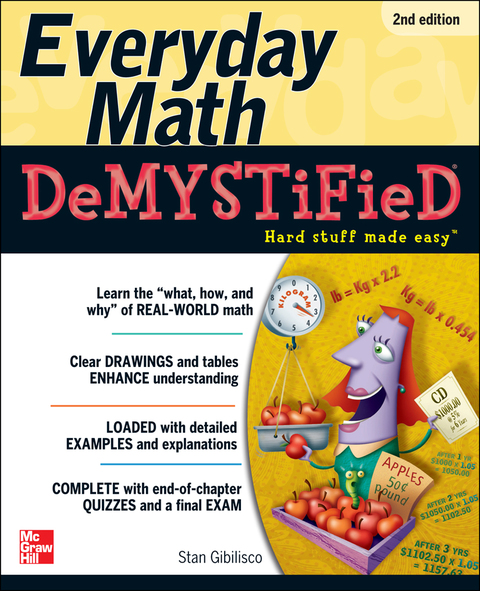 Cover image for book Everyday Math Demystified, 2nd Edition