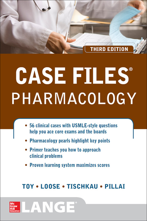 Cover image for book Case Files Pharmacology, Third Edition