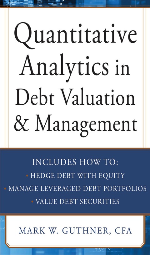 Cover image for book Quantitative Analytics in Debt Valuation & Management